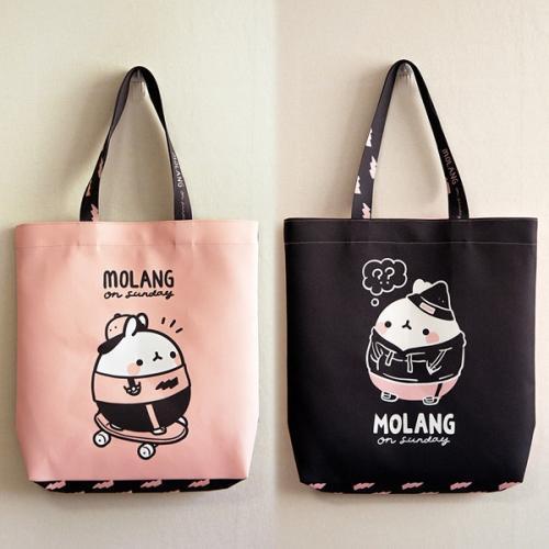 Molang - Black &amp; Pink Eco Bag