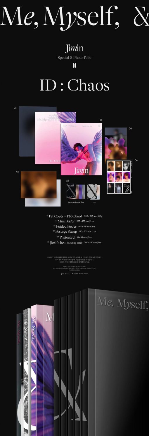 Jimin – Special 8 Photo-Folio Me, Myself, and Jimin ‘ID:Chaos’