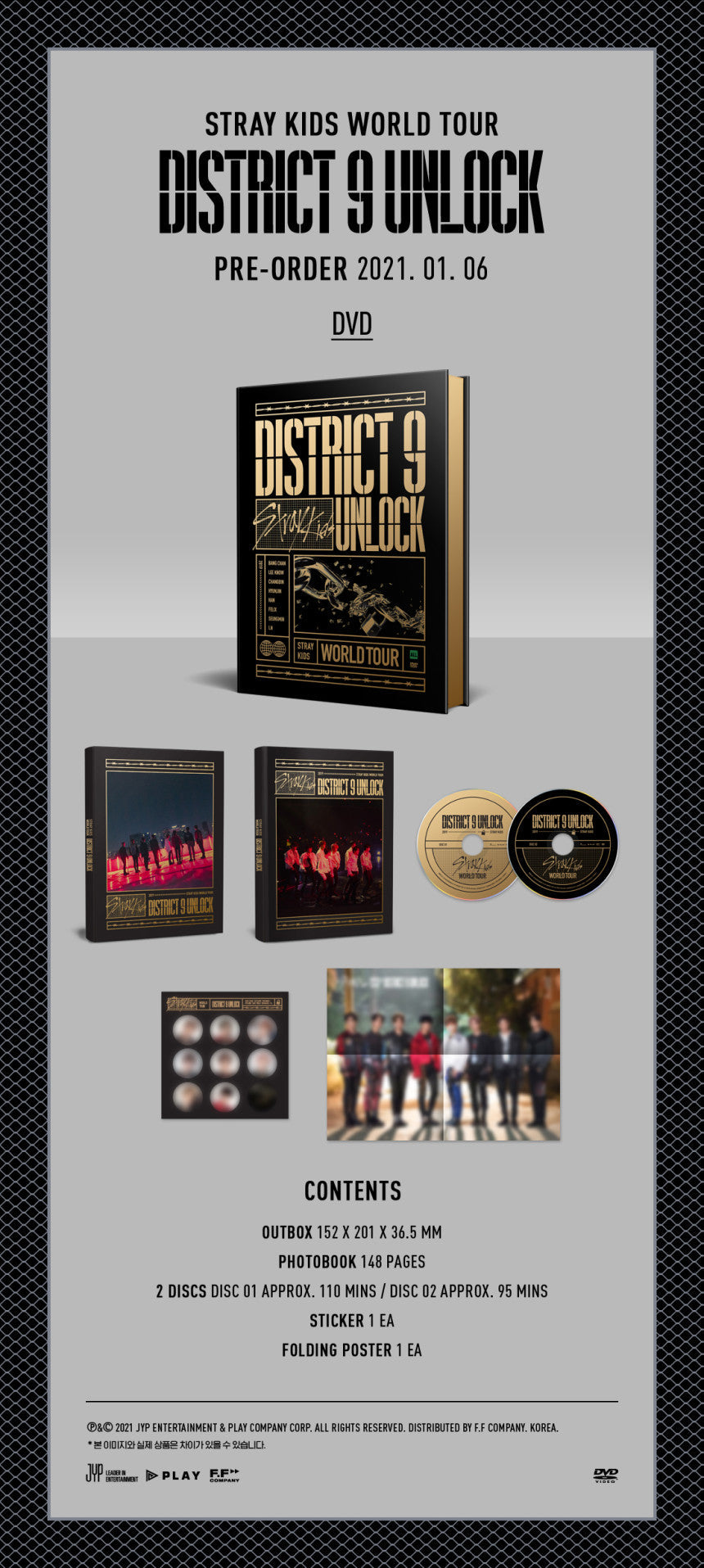 Stray Kids - World Tour 'District 9 : Unlock' In SEOUL (DVD)