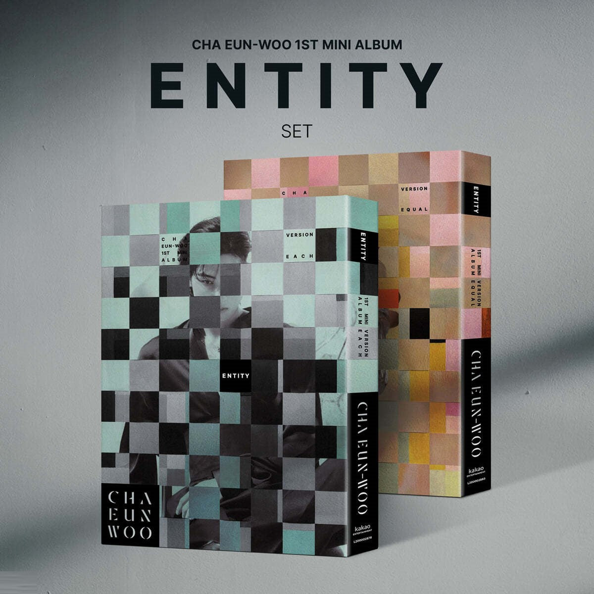 Cha Eun Woo - Entity : 1st Mini Album SET (EACH + EQUAL)