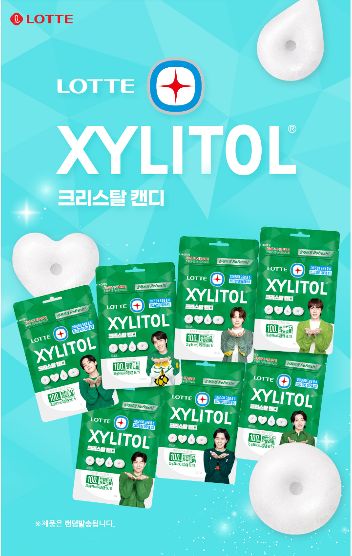 BTS Xylitol Crystal Candy 35g x 8 bags